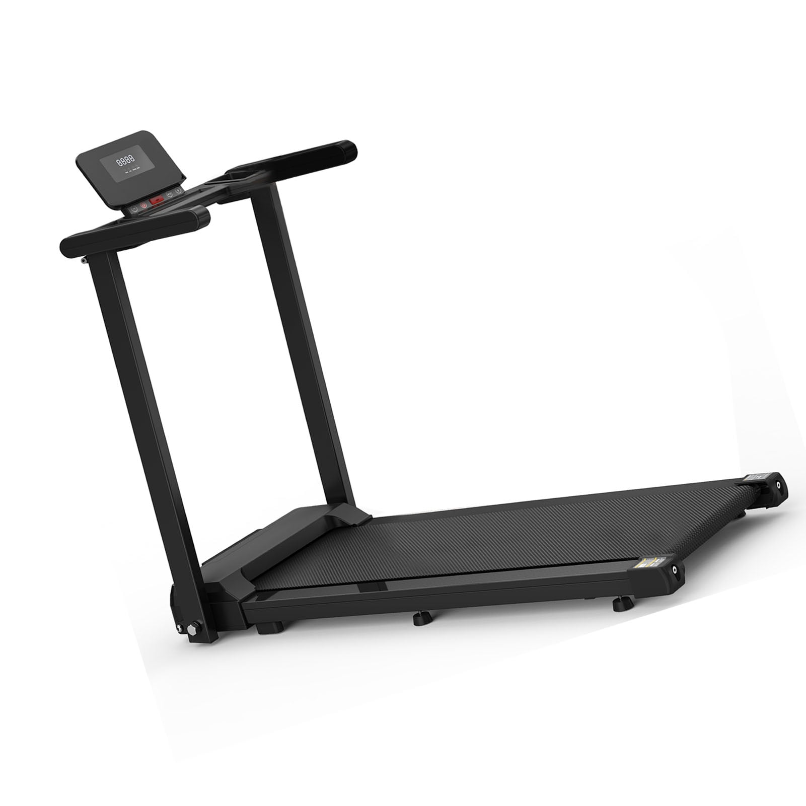Folding Treadmill With Handles Foldable Treadmill With Led Display Low Noise Treadmill Foldable Running Machine Folding Treadmill With Handles 2.5HP Foldable Treadmill With LED