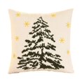 thumbnail image 2 of xihome Funda de cojn decorativa de terciopelo con bordado de rbol de Navidad, 45x45 cm, suave, para sof, cama, sala de estar, decoracin navideña, 2 of 6