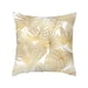 thumbnail image 1 of Fiudx Liquidación De Ahorros De Verano La Almohada De Tiro De Las Hojas De oro Cubre El Amortiguador De La Almohada De La Franela Del Terciopelo Para El Sofá, 1 of 2
