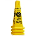 thumbnail image 2 of Dryser 3-Pack 26" Caution Wet Floor Cones - Yellow English/Spanish Warnings, 2 of 5