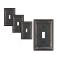 thumbnail image 1 of Wallplates DEWENWILS Toggle Bronce envejecido, paquete de 4, 1 of 7