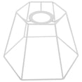 thumbnail image 1 of OULII 1Pcs Hexagonal Metal Lamp Shade Frame for Diy Retro European Style 7.9x7.9in, 1 of 8