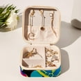 thumbnail image 6 of Sea Turtle Travel Portable Square Jewelry Box Organizer Earring Necklace Bracelet Holder Decorative Display Case Stand Storage Box, 6 of 6