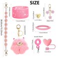 thumbnail image 2 of 1Set Cup Accessories Set For Cup 30&40oz Tumbler Cup,Including Silicone Straw Topper Cover And Boot,Spill Proof Stopper,Water Bottle Handle Strap,Handle Charm,Animal Plush Pendant Decor, 2 of 7