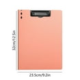 thumbnail image 3 of Clipboard Folder, A4 Foldable Clipboard with Metal Clips & Cover, File Cover Work Folder Clipboards for Office Workers, Students, Teachers, Pink, 3 of 6