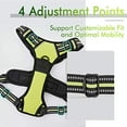 thumbnail image 3 of rabbitgoo Dog Harness  No-Pull Pet Harness with 2 Leash Clips  Adjustable Soft Padded Dog Vest  Reflective No-Choke Pet Oxford Vest with Easy Control Handle for Large Dogs Orange L, 3 of 9