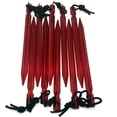 thumbnail image 4 of Bangcool Tent Stake Aluminum Alloy Portable Tent Peg Tent Accessories with String, 4 of 8