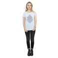 thumbnail image 4 of Harry Potter Womens Hogwarts Draco Dormiens Crest Cotton T-Shirt, 4 of 5