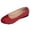 Red, variant on Women Casual Shoes Slip On Shoes Flat Loafers Casual Footwear Soft Non Slip Leather Upper Versatile Style For All Season Daily Wear ,Us Size:8.5