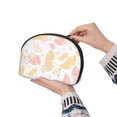 thumbnail image 6 of YFYANG 2 Piece Women's Portable Makeup Bags, Pink Spring Flowers Pattern Clutch Travel Toilet Bags Cosmetic Organizer, 6 of 7