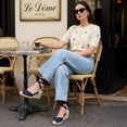 thumbnail image 6 of Cushionaire Bonita Platform Espadrille Wedge Sandals for Women, Closed Toe Lace Up Ankle Wrap Dressy Everyday Womens Heels, 6 of 19