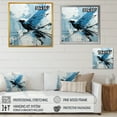 thumbnail image 4 of Designart "Colorful Spectrum Blue Bird" Birds Of Paradise Floater Framed Wall Art Prints, 4 of 5