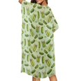 thumbnail image 4 of HELLHERO Polyester Bathing Suit Cover Up for Beach Casual Free Size Casual Lightweight Swimsuit Cover Up Pickle Jar, 4 of 6