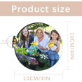 thumbnail image 2 of 50 PCS Sublimation Coasters Blanks Bulk, 4x4 Inch Round Blank Cup Mat Rubber for Sublimation Transfer Heat Press Printing DIY Crafts, 2 of 6