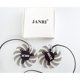 thumbnail image 3 of Ventiladores JANRI%C2%AE De Reemplazo Janri 75mm 4pin Vga Tarjeta Video, 3 of 3