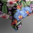 thumbnail image 5 of Pioneer Flower Floral Print Pattern Square Tablecloth, Waterproof Wipeable Spillproof Washable Table Cover for Home Kitchen Party Decor, 60"x60", 5 of 6