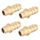thumbnail image 1 of Conector de latón métrico M6x1 macho a manguera Barb ID 6mm 4 pcs, 1 of 3