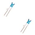 thumbnail image 2 of Moyic Palillos de metal Exquisitos niños Utensilios de cocina de acero inoxidable Sin rebabas Utensilios de comedor para niños Vajilla linda para Type1 NO1 Moyic CBP383366, 2 of 6