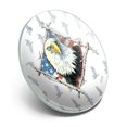 thumbnail image 2 of Patriotic Bald Eagle Diamond American USA Flag Metal 1.1" Tie Tack Hat Lapel Pin Pinback, 2 of 5