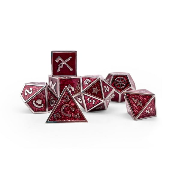 DnD Dice | Deadlands RPG 7 Piece Dice Set | Norse Foundry