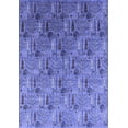 thumbnail image 1 of Ahgly Company Machine Washable Indoor Rectangle Oriental Blue Industrial Area Rugs, 2' x 3', 1 of 4