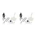thumbnail image 4 of Bewildely Conjunto de cuerpo de figuras de 15 cm con soporte de exhibición de para decoración de dormitorio negro 2piezas hombre negro 15 cm, 4 of 6