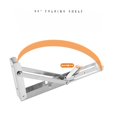 thumbnail image 4 of 1pc Folding Shelf Brackets Heavy Duty Stainless Steel DIY Wall Mounted Collapsible Furniture Space Saving for Garage Workstation, 4 of 7