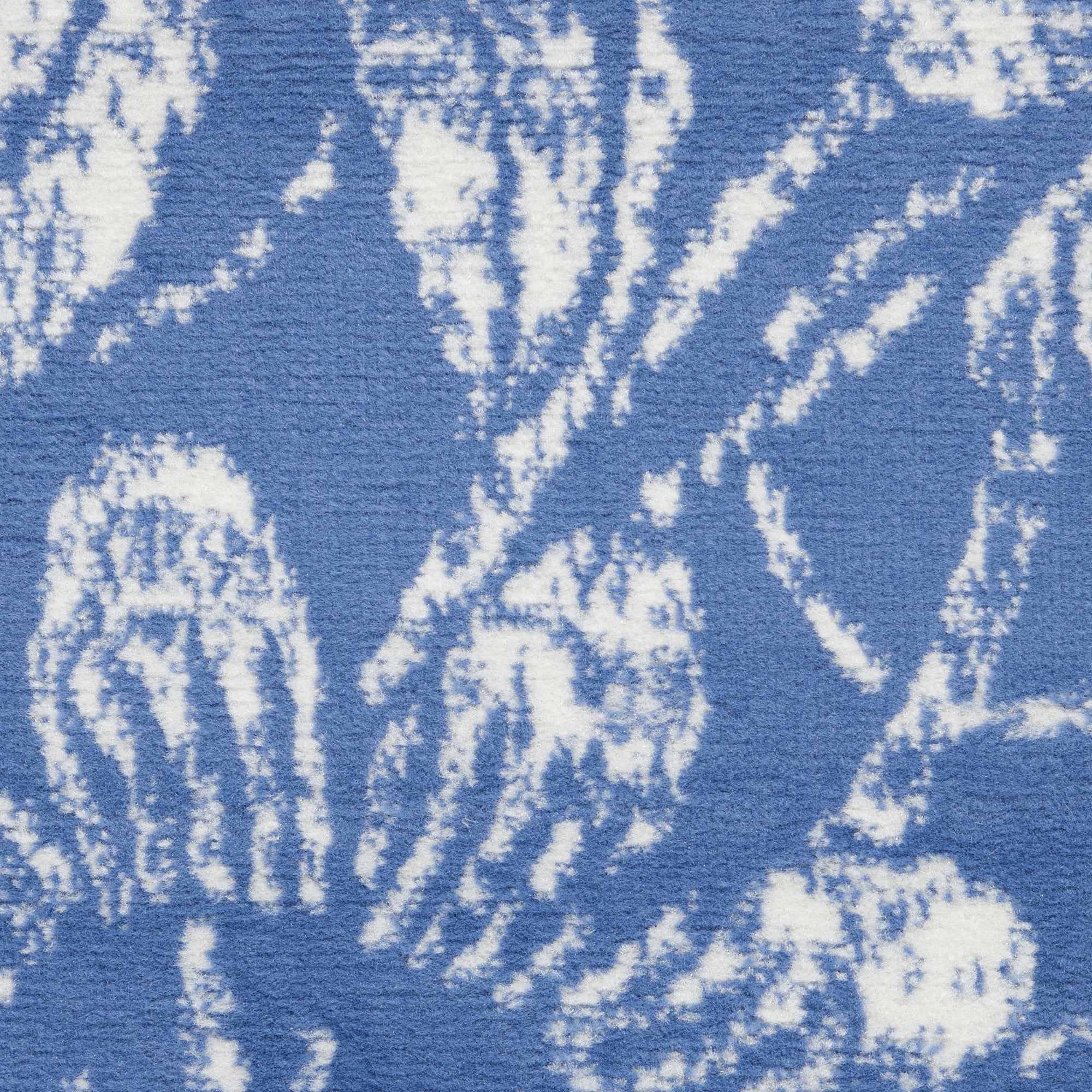 Nourison Whimsicle Botanical Bohemian Blue 2' x 8' Area Rug, (8' Runner)