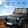 thumbnail image 6 of Zufioo Yin Yang With Black And White Print Car Windshield Sunshade, UV Protection Heat Insulation Protective Cover Suitable for Car, SUV, Truck Auto Accessories-Yin Yang With Black And White, 6 of 8