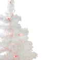 thumbnail image 2 of Northlight 3.5' Prelit Artificial Christmas Tree Potted Flocked - Clear Lights, 2 of 2