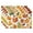 Brown 02, variant on SUNOLIFE Fall Pumpkins Placemats Set of 4,Autumn Thanksgiving Party Table Decorations 12x18 inch