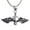 Sliver 1, variant on Skull Urn Necklace for Ashes for Pet Human Stainless Steel Cremation Jewelry Memorial Ash Keepsake Gift for Loved One