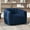 Dark Blue, variant on Rune Modern 360-Degree Swivel Barrel Club Chair, Velvet Upholstered Accent Chair, Olive Green