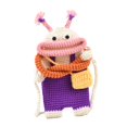 thumbnail image 4 of Bolso pequeño tejido para teléfono, bolso de viaje ligero y hecho a mano para mujer Estilo B, 4 of 7