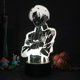 thumbnail image 2 of Lámpara LED de noche de Anime Attack on Titan, figura de Anime, lámpara 3D, decoración de dormitorio, regalo de cumpleaños para niños, lámpara de Anime EREN, luz cálida, 2 of 4