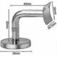 thumbnail image 2 of 4 Pieces Support Wall Mounted Handrail Brackets, Stainless Steel Banister Rail Brackets For Stairs, Handrail Holder With Cover Rosette For Indoor And, 2 of 5
