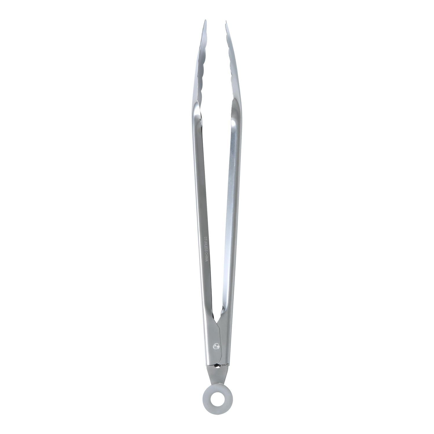 Mainstays 12" Stainless Steel Locking Cooking Tongs, Silver, MS 12" Tongs