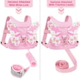 thumbnail image 2 of Correas de arnés para niños pequeños 3 en 1 + eslabón de muñeca antipérdida, arnés para niños Correa para niños para niñas, Correa antipérdida para niños Arnés lindo para bebés, 2 of 5