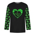thumbnail image 4 of Amzcrzy Sudadera Para Hombre, Moda Para Hombre, Estampado, Cuello Redondo, Informal, Manga 3/4, Blusas, Camisas, Tiempo Libre, Tops, Negro, L, 4 of 4