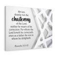 thumbnail image 4 of Scripture Walls  Chastening Proverbs 3:11-12 Bible Verse Canvas Christian Wall Art Ready to Hang Unframed, 4 of 9