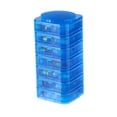 thumbnail image 1 of 7pcs Pill Box Organizer Small Compact Modular Design Detachable High-visibility Color Container for Medication And Supplements, 1 of 8