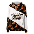 thumbnail image 5 of Godom Plus Size Hoodies for Women Halloween Long Sleeve Pullover Shirts Drawstring Tops S-5XL, 5 of 6