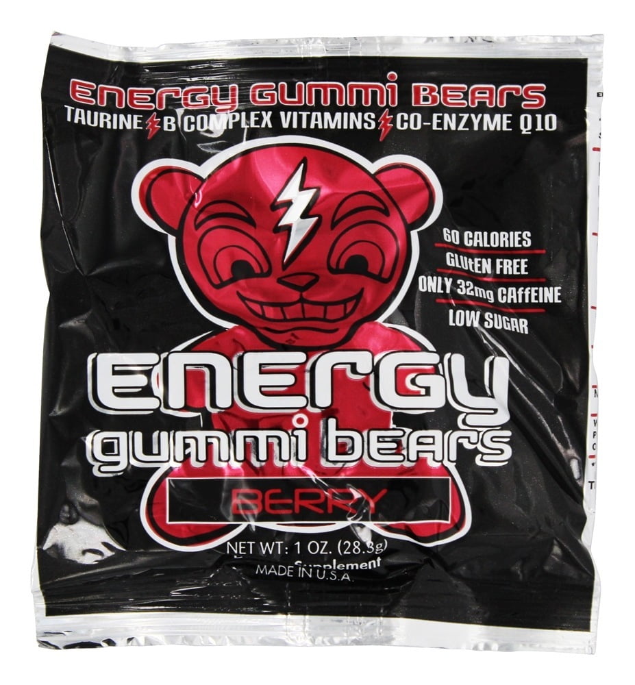 Energy Gummi Bears Berry Flavor 1 oz.