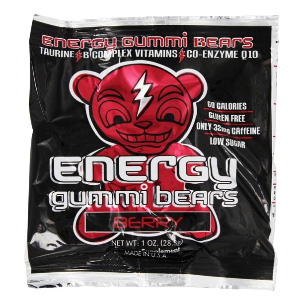 Energy Gummi Bears Berry Flavor 1 oz.