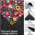 thumbnail image 3 of Pioneer Flower Floral Print Pattern Kitchen Rugs Sets Of 3,Kitchen Runner Rugs Non Skid Washable,Decorative Kitchen Floor Mats for Kitchen,Sink,Laundry,17"x30"+ 17"x47" + 17"x59", 3 of 6