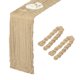 thumbnail image 1 of 2 Paquetes de Caminos de Mesa de Gasa Champagne 35.4" x 118" Caminos de Mesa Rústicos para Bodas y Fiestas, (10 Pies), 1 of 6