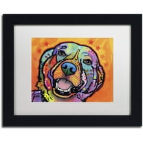 Trademark Fine Art "Galle" Canvas Art by Dean Russo, White Matte, Black Frame