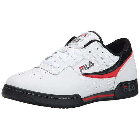 Fila 11F16LT-122: Mens Original Fitness White/Black/Poppy Red Sneaker (9 D(M) US Men)