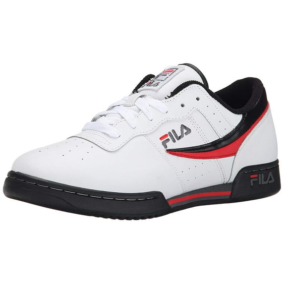 Fila 11F16LT-122: Mens Original Fitness White/Black/Poppy Red Sneaker