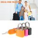 thumbnail image 4 of Candado para maleta con llaves, candados para equipaje pequeños para viajes, gimnasio, casilleros, maletas de vacaciones, juego de 2, naranja, 4 of 4